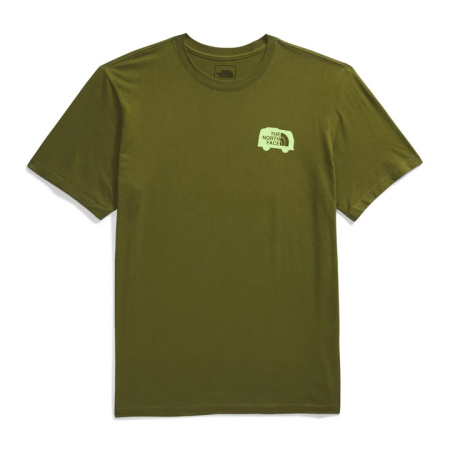 Футболка TNF S/S Brand Proud Tee (Мужской; M; ForestOlive AstroLime)